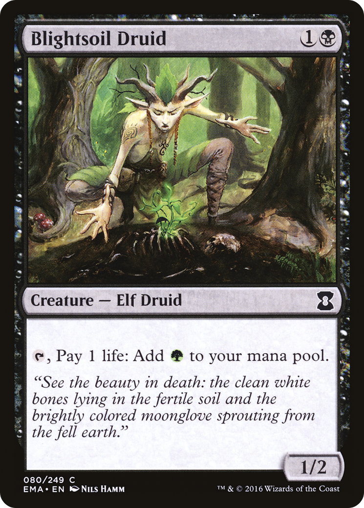 Blightsoil Druid (EMA-080) - Eternal Masters