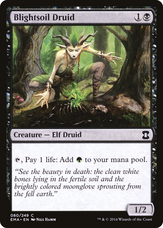 Blightsoil Druid (EMA-080) - Eternal Masters Foil