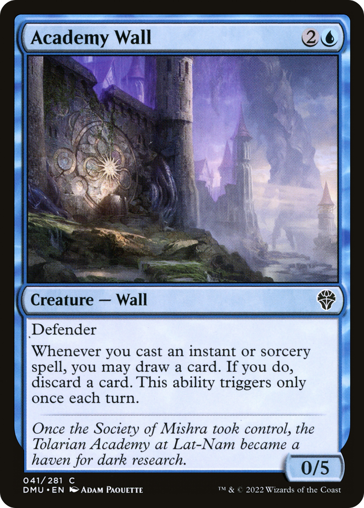 Academy Wall (DMU-041) - Dominaria United