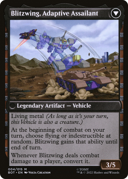 Blitzwing, Cruel Tormentor // Blitzwing, Adaptive Assailant (BOT-004) - Transformers: (convertdfc) Foil