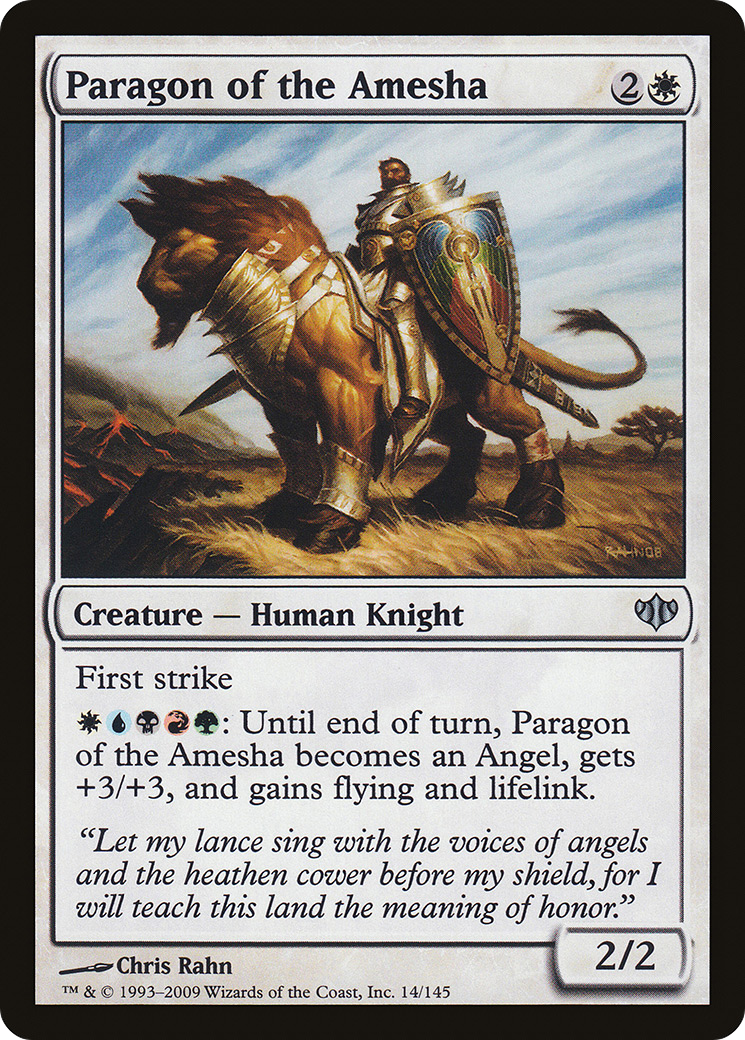 Paragon of the Amesha (CON-014) - Conflux Foil