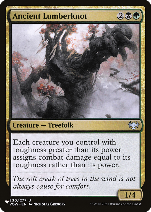 Ancient Lumberknot (LIST-VOW-230) - The List