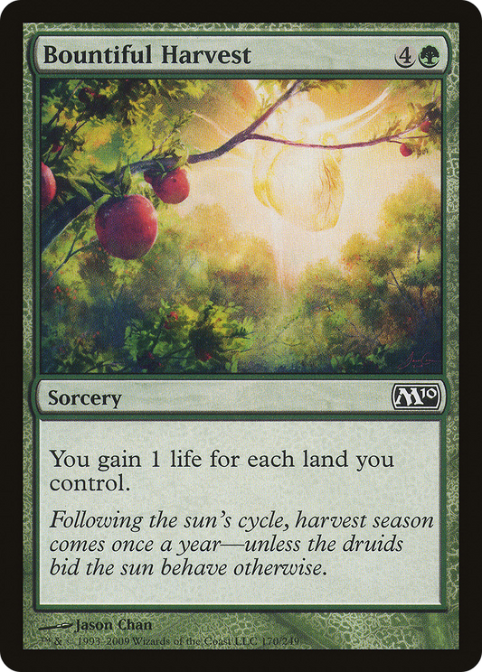 Bountiful Harvest (M10-170) - Magic 2010 Foil