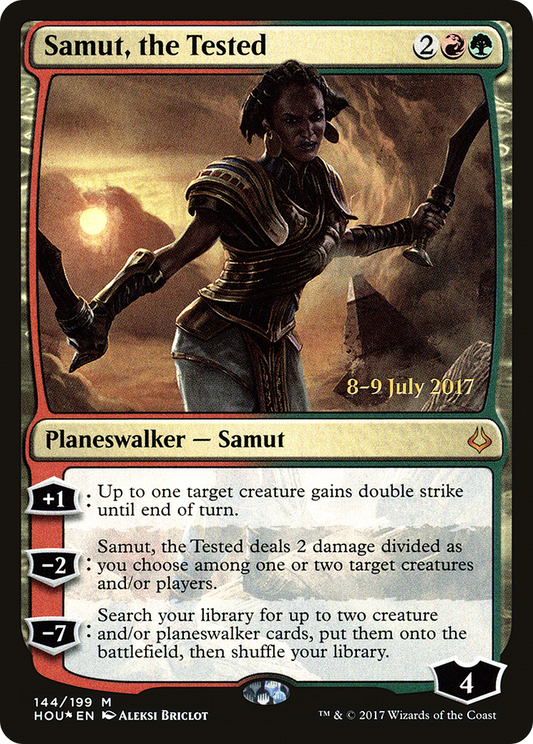 Samut, the Tested (PHOU-144S) - Hour of Devastation Promos Foil