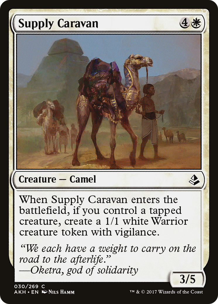 Supply Caravan (AKH-030) - Amonkhet Foil