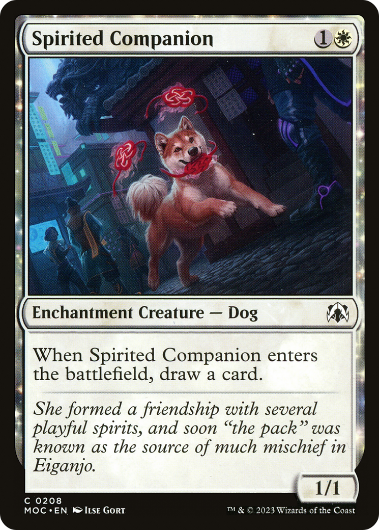 Spirited Companion (MOC-208) - March of the Machine Commander