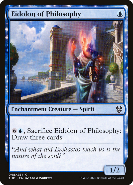 Eidolon of Philosophy (THB-048) - Theros Beyond Death: (nyxtouched)