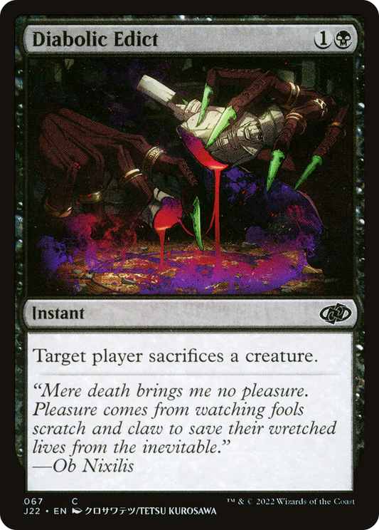 Diabolic Edict (J22-067) - Jumpstart 2022