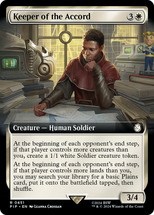 Keeper of the Accord (PIP-451) - Fallout: (Extended Art) Foil