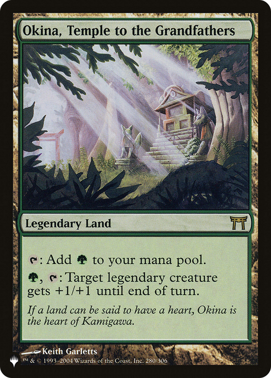 Okina, Temple to the Grandfathers (LIST-CHK-280) - The List