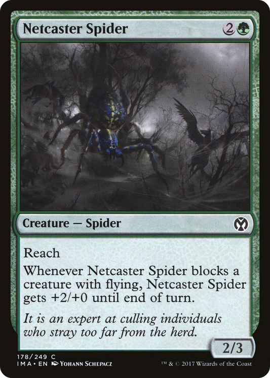 Netcaster Spider (IMA-178) - Iconic Masters Foil