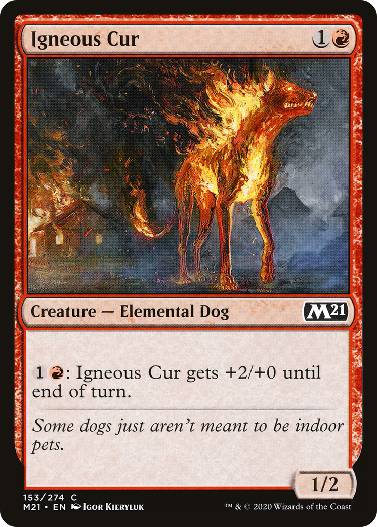 Igneous Cur (M21-153) - Core Set 2021 Foil