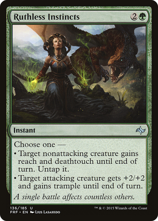 Ruthless Instincts (FRF-136) - Fate Reforged Foil