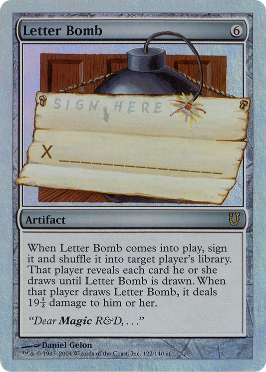 Letter Bomb (UNH-122★) - Unhinged Foil