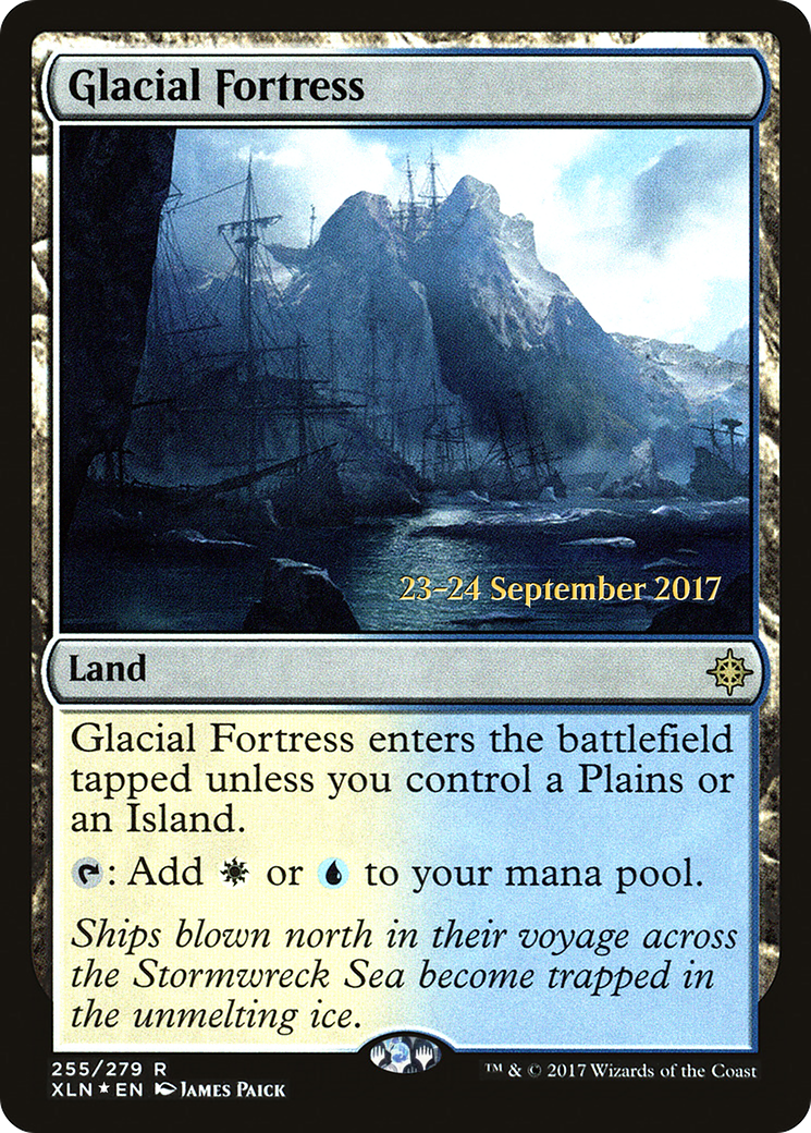 Glacial Fortress (PRE-255S) - Ixalan Promos (Prerelease) Foil