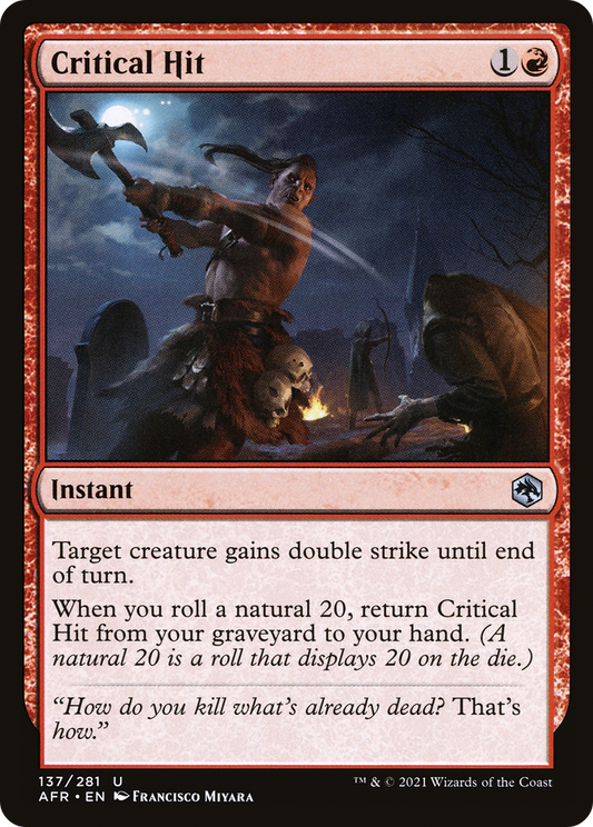 Critical Hit (AFR-137) - Adventures in the Forgotten Realms