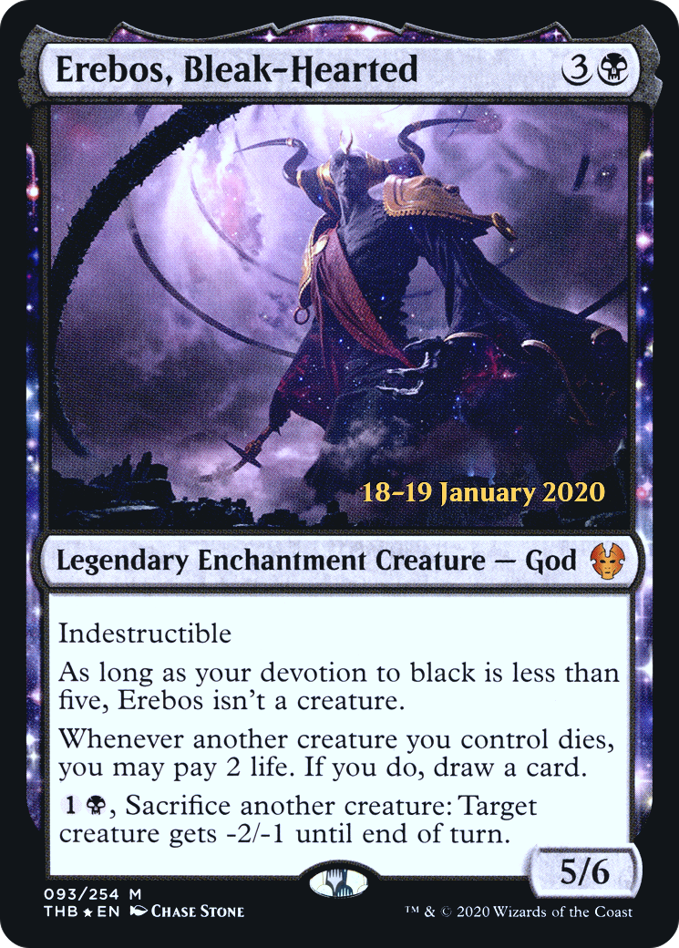 Erebos, Bleak-Hearted (PRE-93S) - Theros Beyond Death Promos Foil