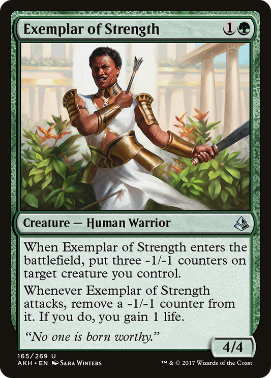 Exemplar of Strength (AKH-165) - Amonkhet Foil