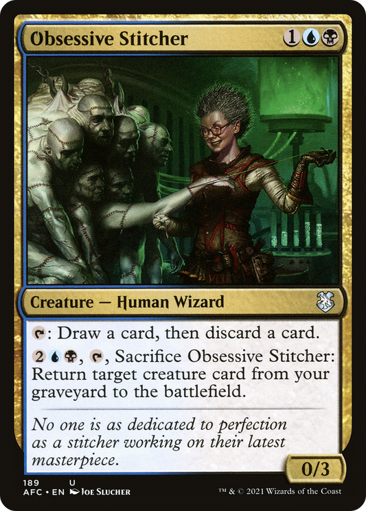 Obsessive Stitcher (AFC-189) - Forgotten Realms Commander