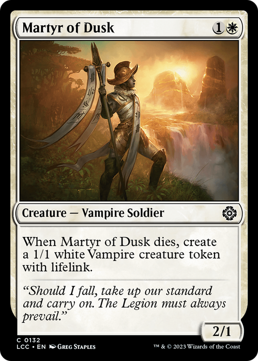 Martyr of Dusk (LCC-132) - The Lost Caverns of Ixalan Commander