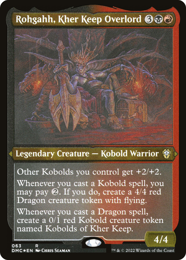 Rohgahh, Kher Keep Overlord (DMC-063) - Dominaria United Commander Etched Foil