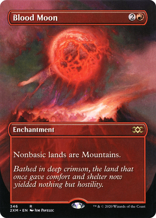 Blood Moon  (Borderless)(2XM-346) - Double Masters Foil
