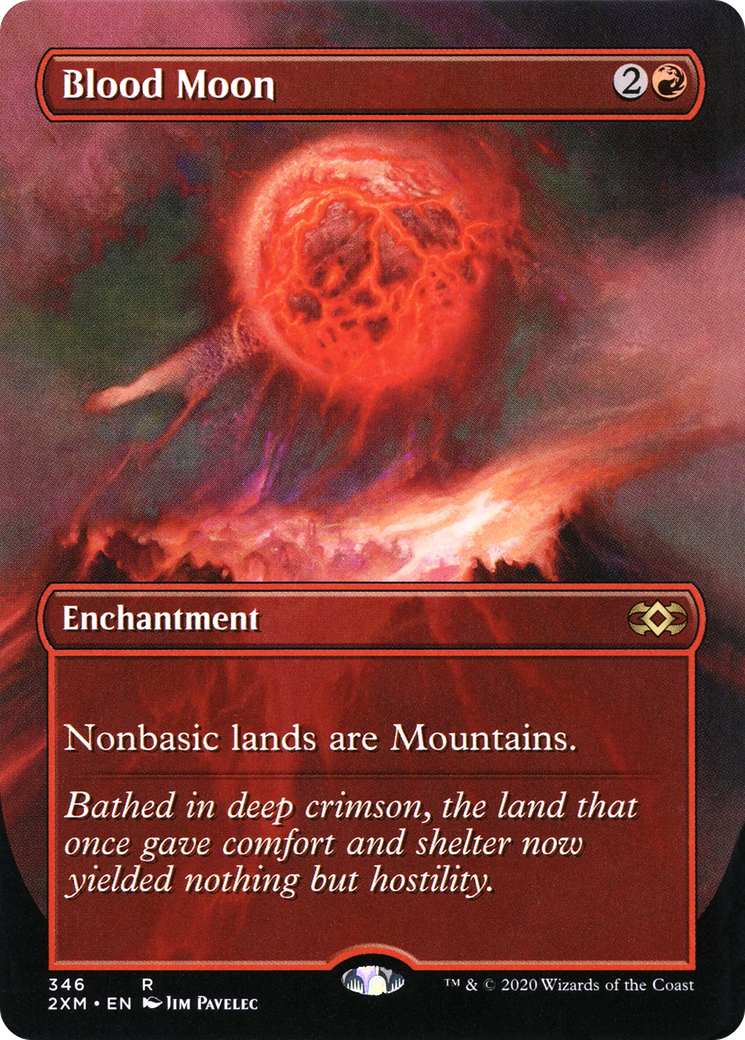 Blood Moon (2XM-346) - Double Masters (Borderless) Foil