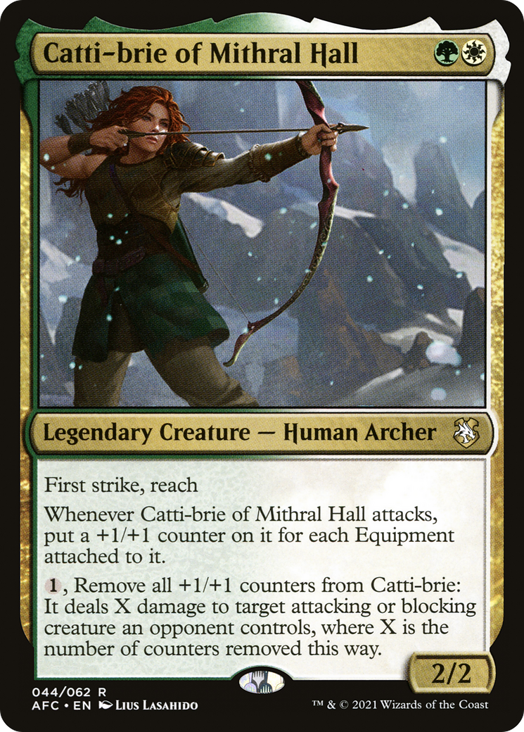 Catti-brie of Mithral Hall (AFC-044) - Forgotten Realms Commander