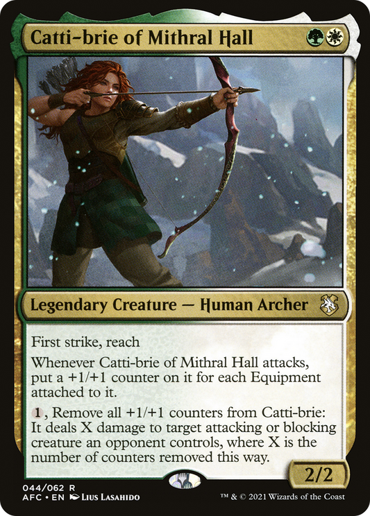 Catti-brie of Mithral Hall (AFC-044) - Forgotten Realms Commander