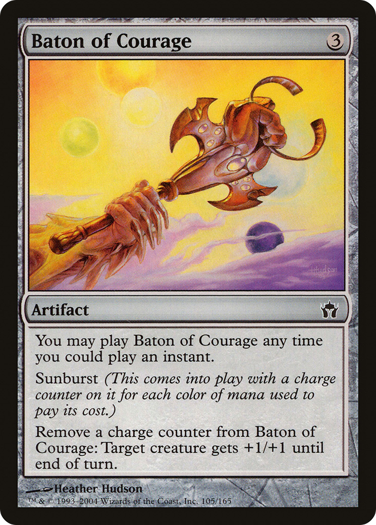 Baton of Courage (5DN-105) - Fifth Dawn Foil