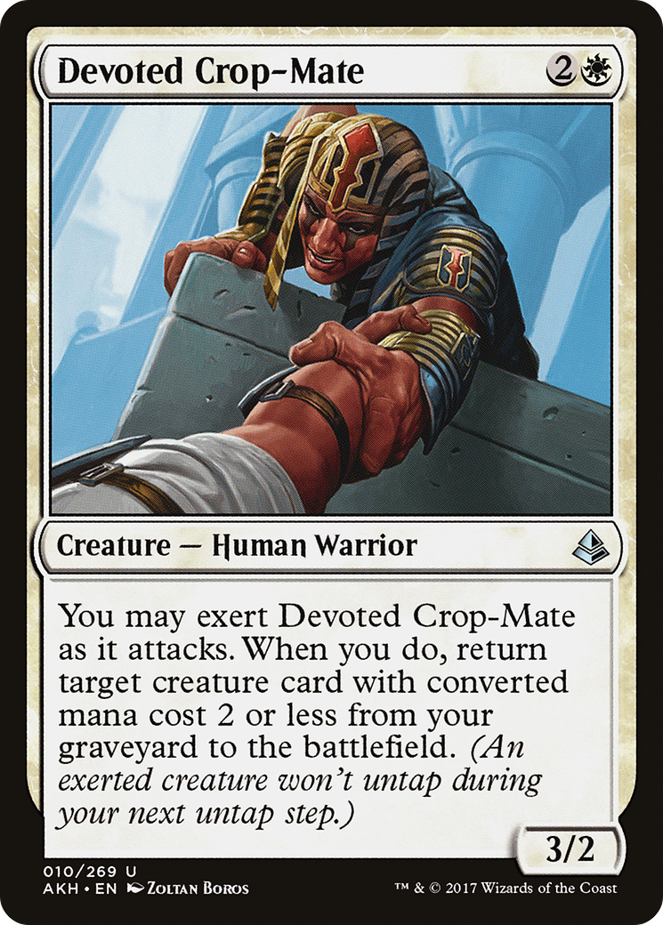 Devoted Crop-Mate (AKH-010) - Amonkhet