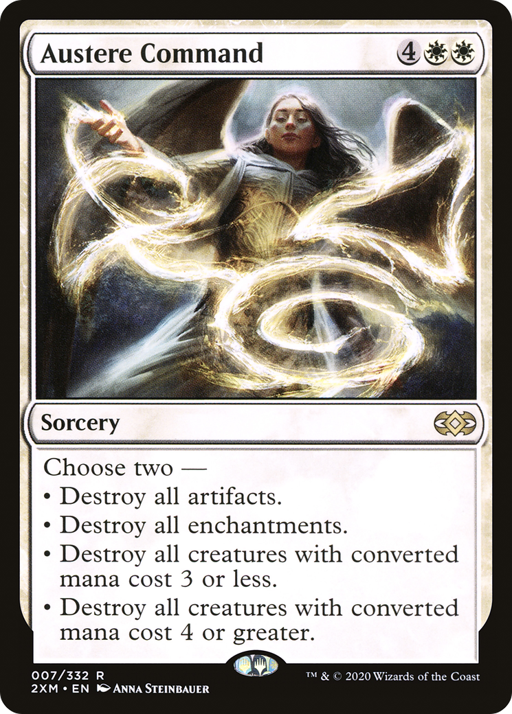 Austere Command (2XM-007) - Double Masters Foil