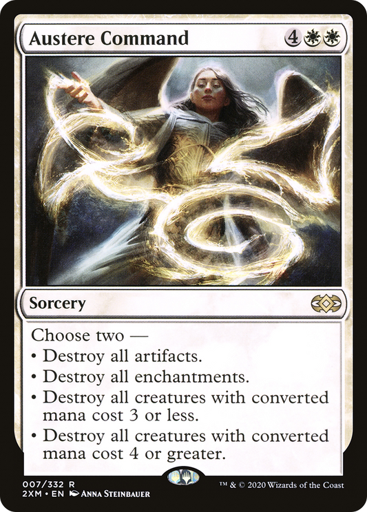 Austere Command (2XM-007) - Double Masters Foil