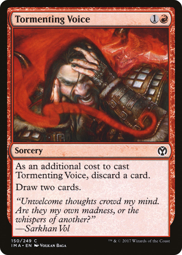 Tormenting Voice (IMA-150) - Iconic Masters Foil