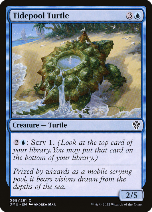 Tidepool Turtle (DMU-069) - Dominaria United Foil