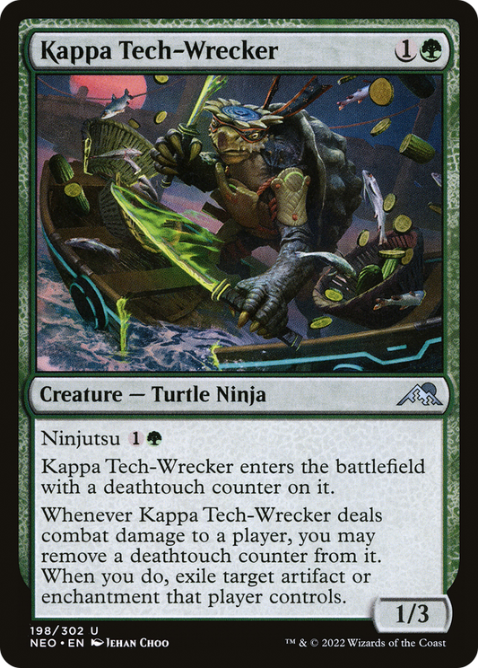 Kappa Tech-Wrecker (NEO-198) - Kamigawa: Neon Dynasty Foil