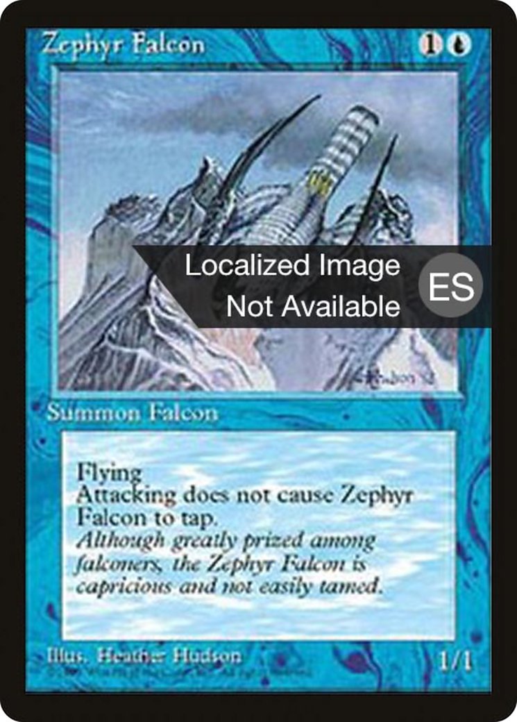 Zephyr Falcon (4BB-116) - Fourth Edition Foreign Black Border