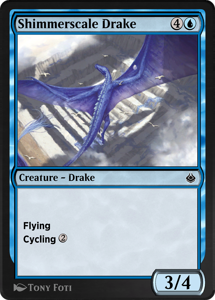 Shimmerscale Drake (AKR-078) - Amonkhet Remastered