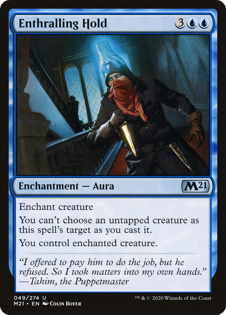 Enthralling Hold (M21-049) - Core Set 2021 Foil