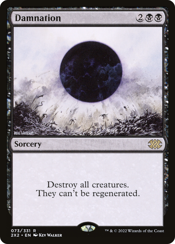 Damnation (2X2-073) - Double Masters 2022 Foil