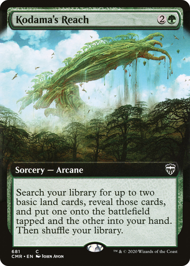 Kodama's Reach (CMR-681) - Commander Legends: (Extended Art) Foil