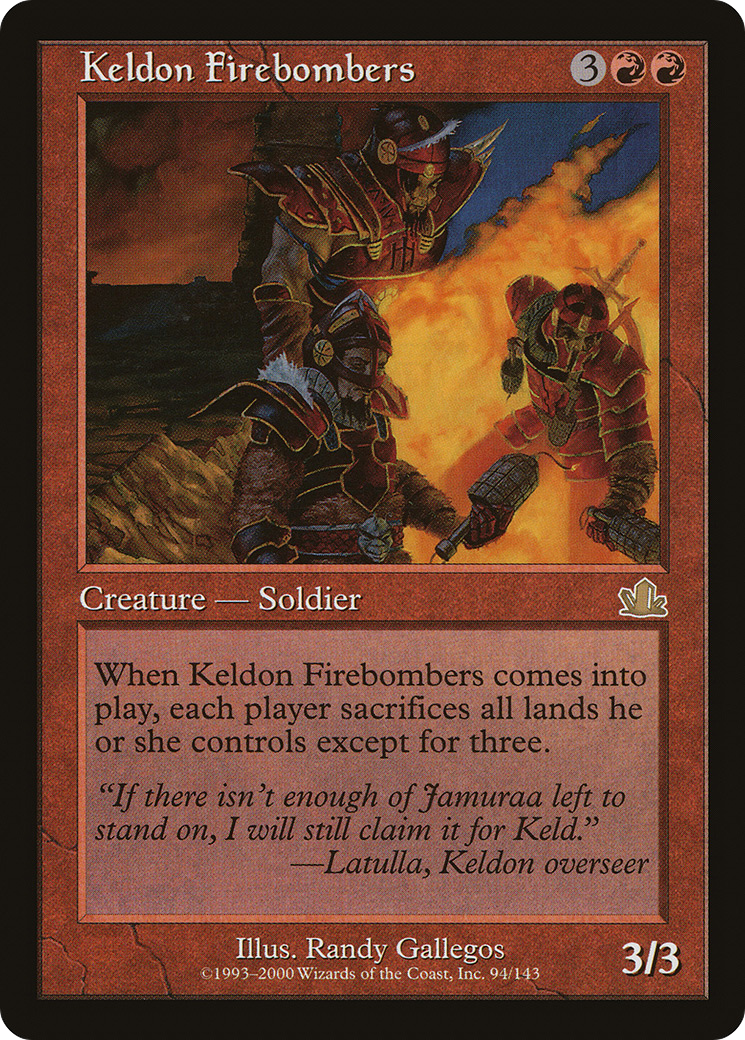 Keldon Firebombers (PCY-094) - Prophecy Foil