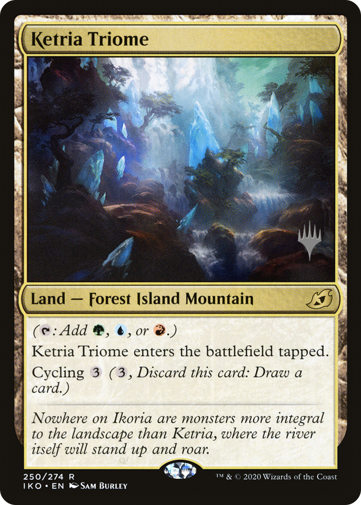 Ketria Triome (PPIKO-250P) - Ikoria: Lair of Behemoths Promos (Promo Pack) Foil