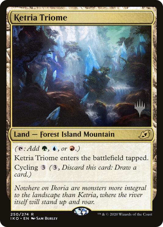Ketria Triome (PPIKO-250P) - Ikoria: Lair of Behemoths Promos (Promo Pack) Foil