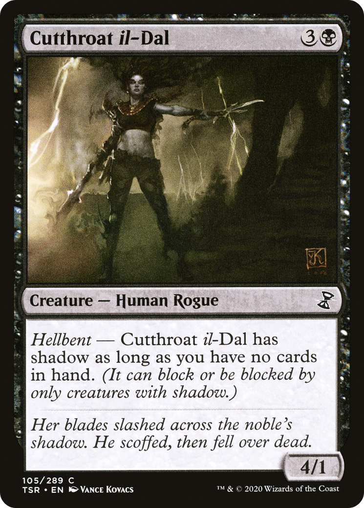 Cutthroat il-Dal (TSR-105) - Time Spiral Remastered Foil