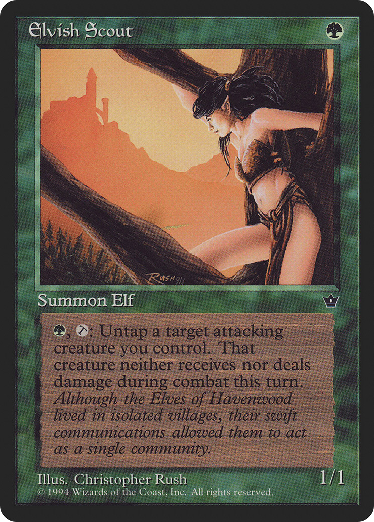 Elvish Scout (FEM-68C) - Fallen Empires