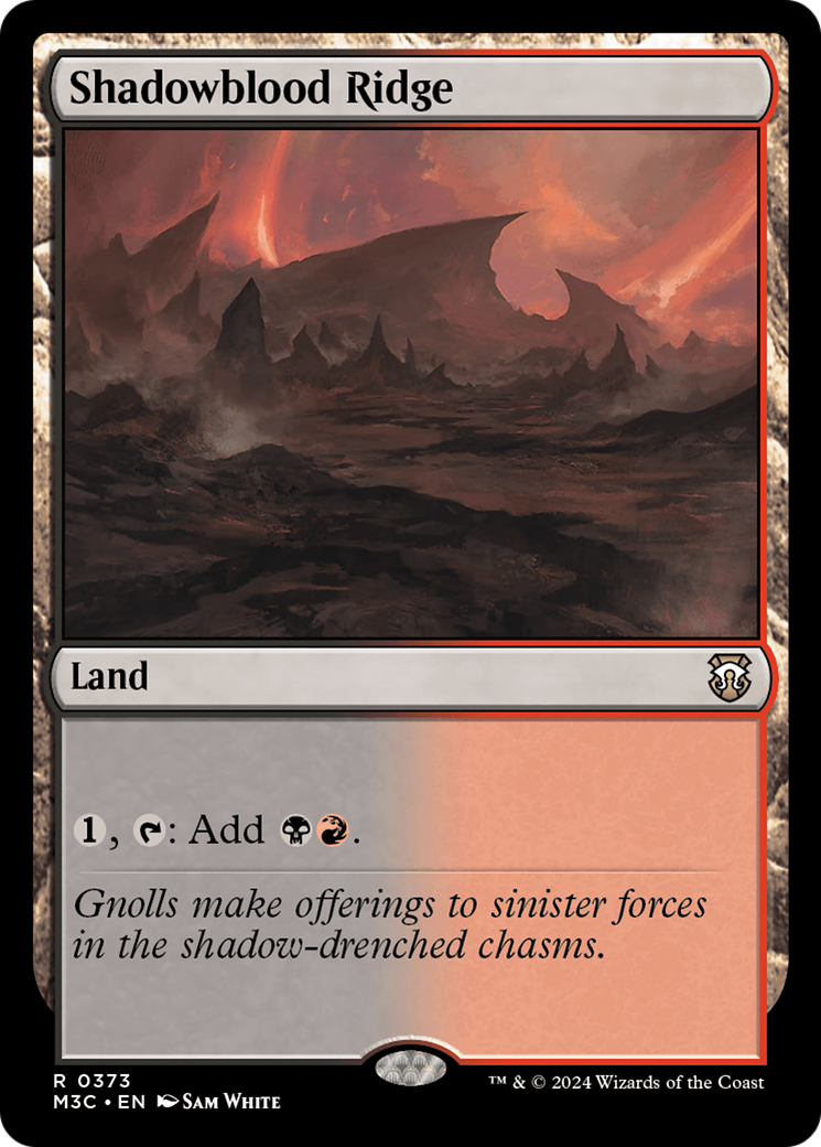 Shadowblood Ridge (M3C-373) - Modern Horizons 3 Commander Foil