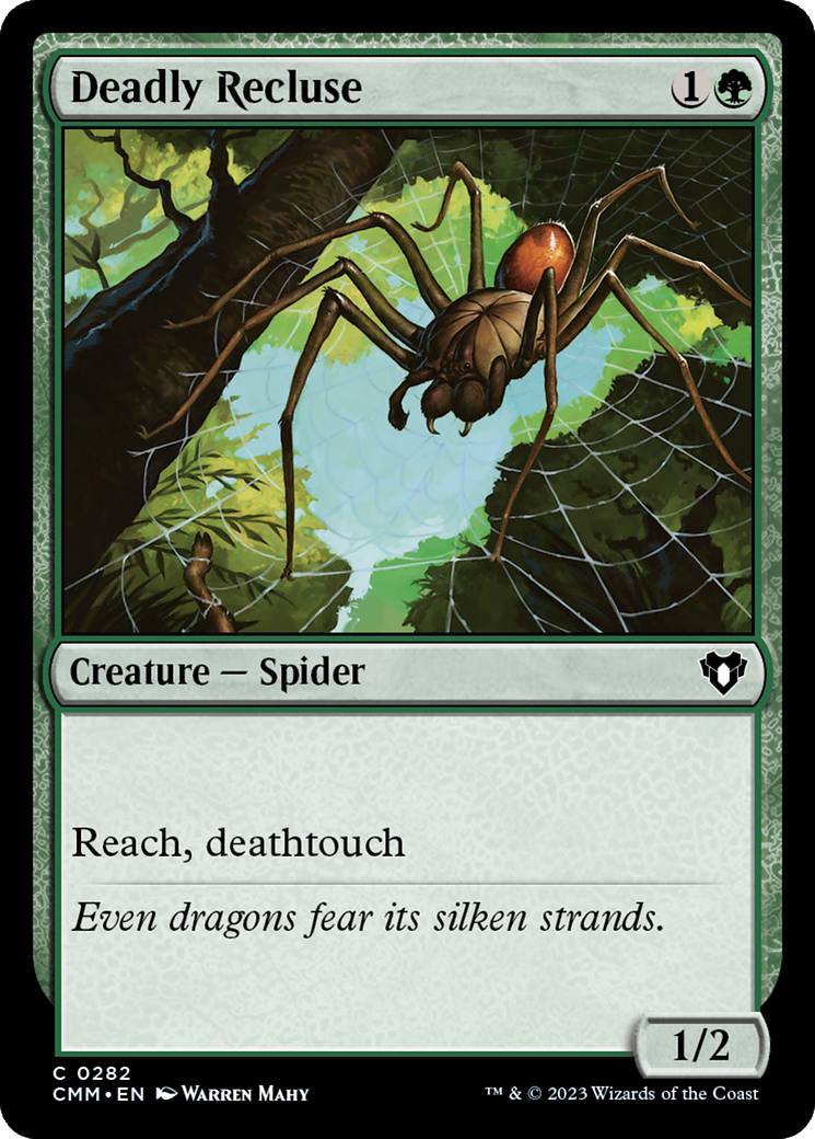 Deadly Recluse (CMM-282) - Commander Masters Foil