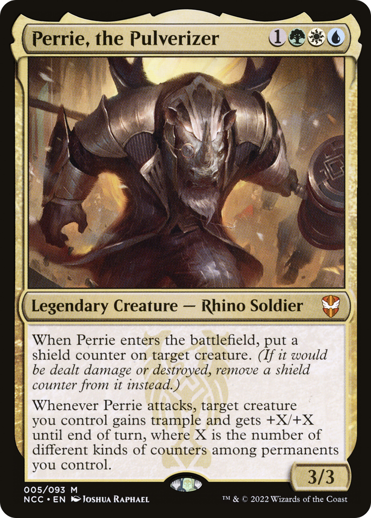 Perrie, the Pulverizer (NCC-005) - New Capenna Commander Foil