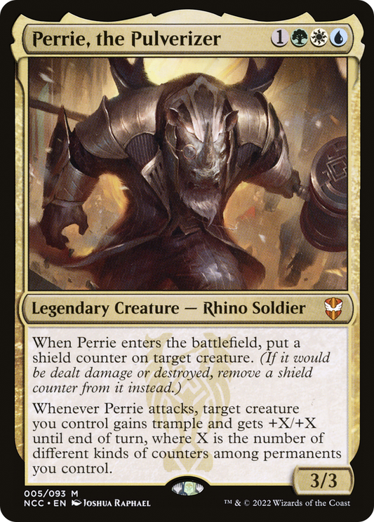 Perrie, the Pulverizer (NCC-005) - New Capenna Commander Foil